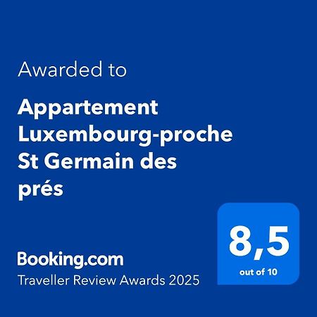 Appartement Luxembourg-Proche St Germain Des Pres Paris Eksteriør billede